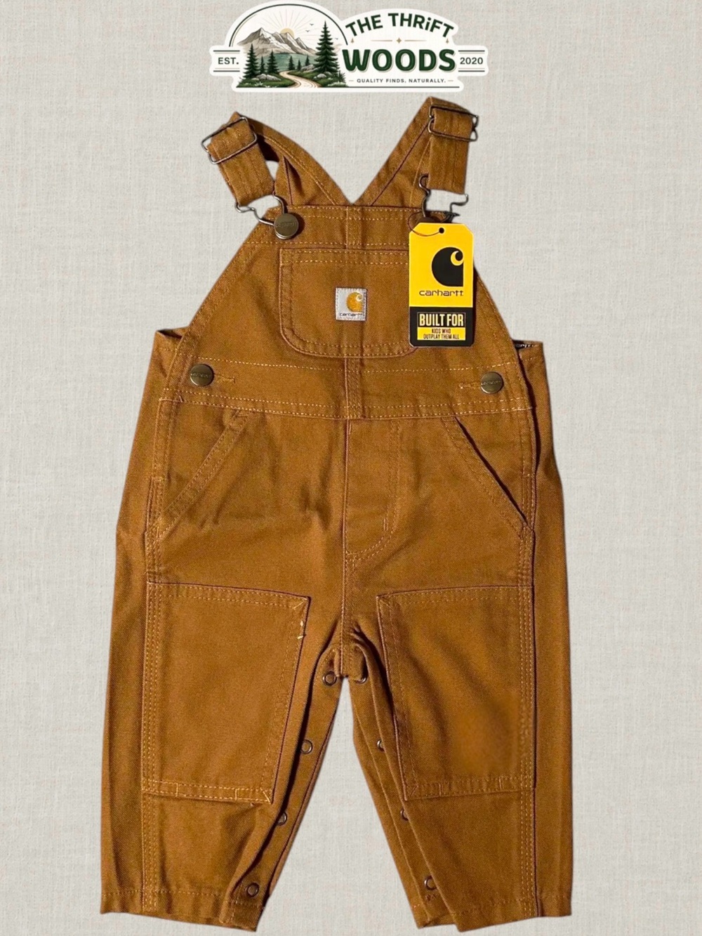 (3) Carhartt Classic Overalls NWT